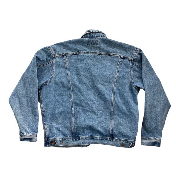 Vintage Lee Denim Jacket TMP Champions Size Large - Picture 2 of 4